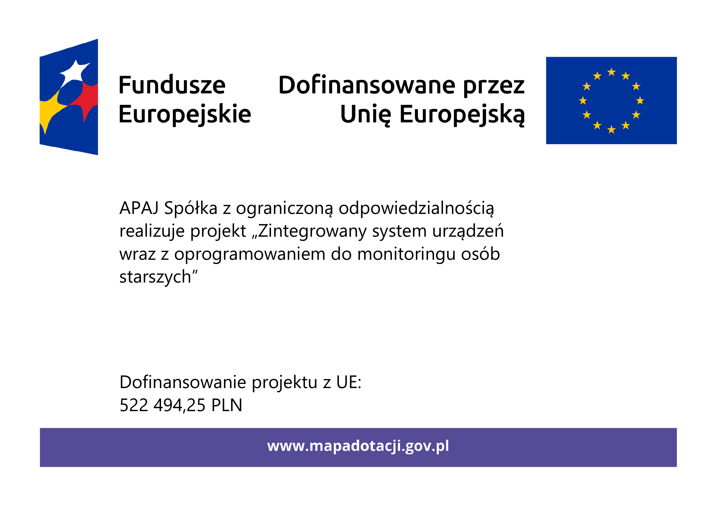 Podgląd plakatu Funduszy Europejskich